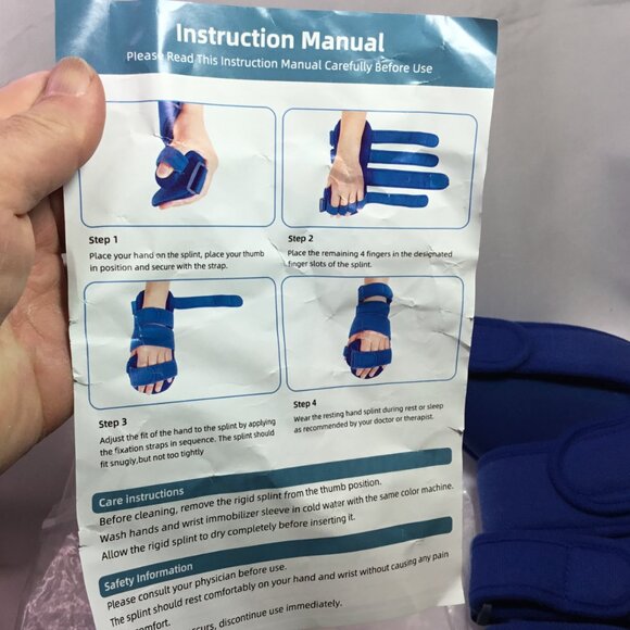 Fanwer Resting Hand Splint for Stroke Patients-Hand Splints Large Right - Picture 3 of 4